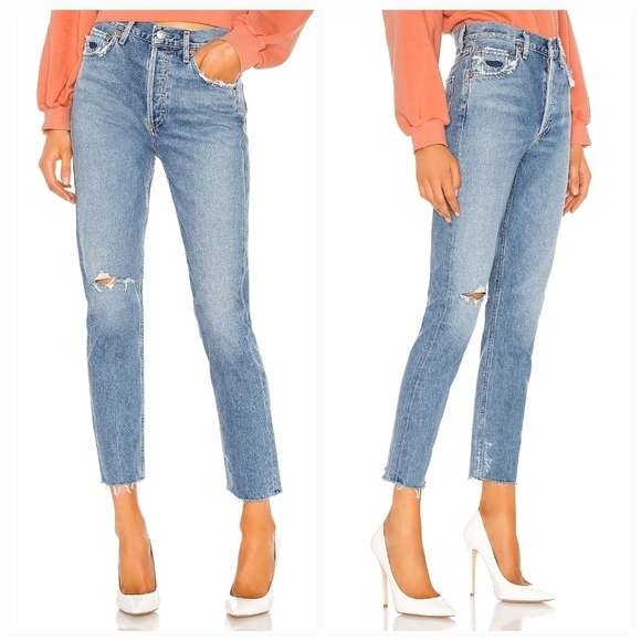 AGOLDE Jamie Hi Rise Classic Jeans in Sizzle size 29 NWT - Picture 6 of 13